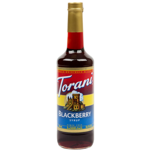 Torani 750 mL Blackberry Flavoring / Fruit Syrup