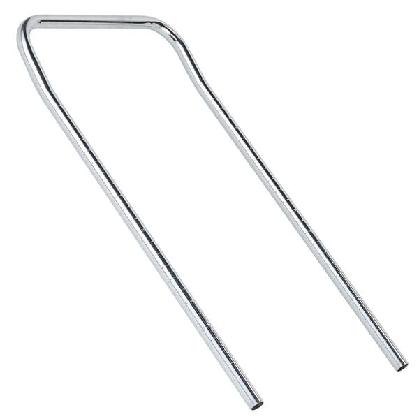 A pair of metal bent rods.