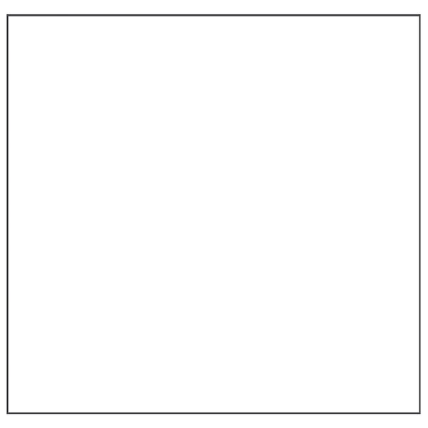 A white rectangle with black lines.