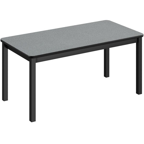 Correll 36″ x 72″ Montana Granite Premium Laminate Library Table – 29″ Height