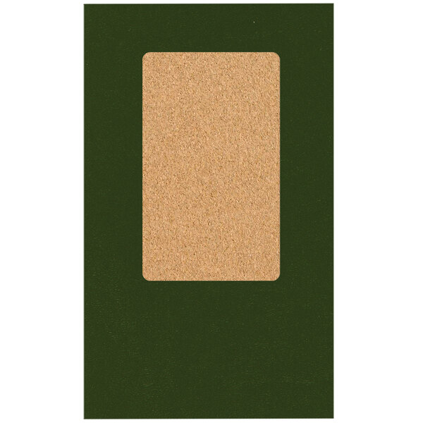 H. Risch, Inc. 5000HCRCC MONPKT 5" x 9" Monticello Green Check Presenter