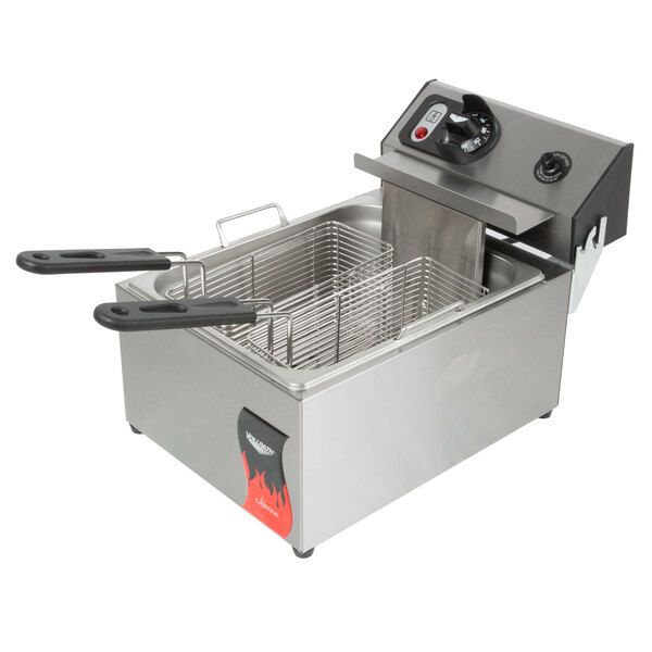 Vollrath 40706 10 lb. Commercial Countertop Deep Fryer 220V
