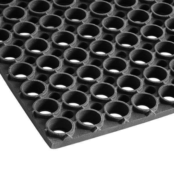 Slip Shield Mat, Slip Resistant Floor Mat, 3' x 5', Commercial Kitchen  Grade Nitrile Rubber, Antimicrobial, Grit Top, Drainage Slots, Lightweight,  Low