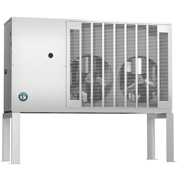 A large metal box with a fan inside.