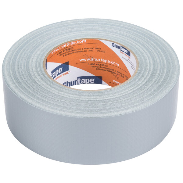 Shurtape Silver Duct Tape 2" x 60 Yards (48 mm x 55 m) - General Purpose High Tack