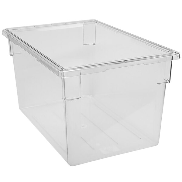 A Breville clear polycarbonate container with lid.