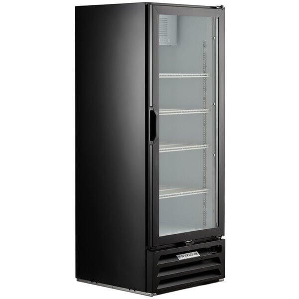 Beverage-Air MMF12HC-1-B MarketMax 24" Black Glass Door Merchandiser Freezer - 11.9 Cu. Ft.