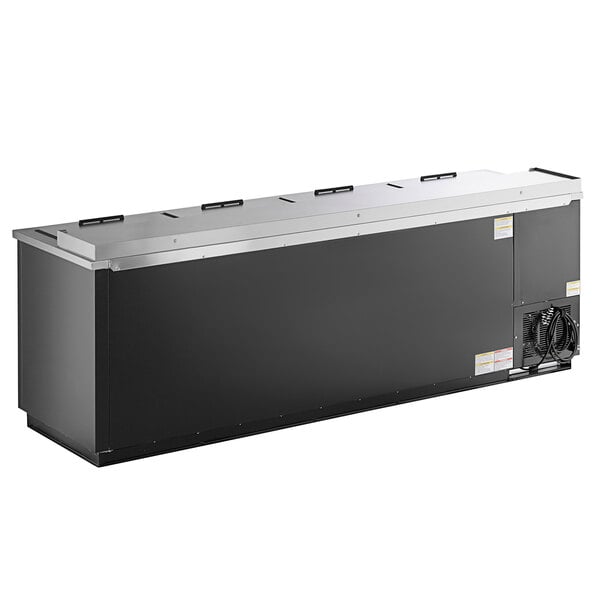 BeverageAir DW94HCB29 95" Black Frosty Brew Deep Well Bottle Cooler