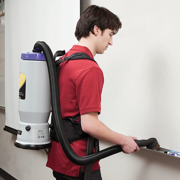 ProTeam 107607 Super QuarterVac 6 Qt. Backpack Vacuum with 107532 Tool