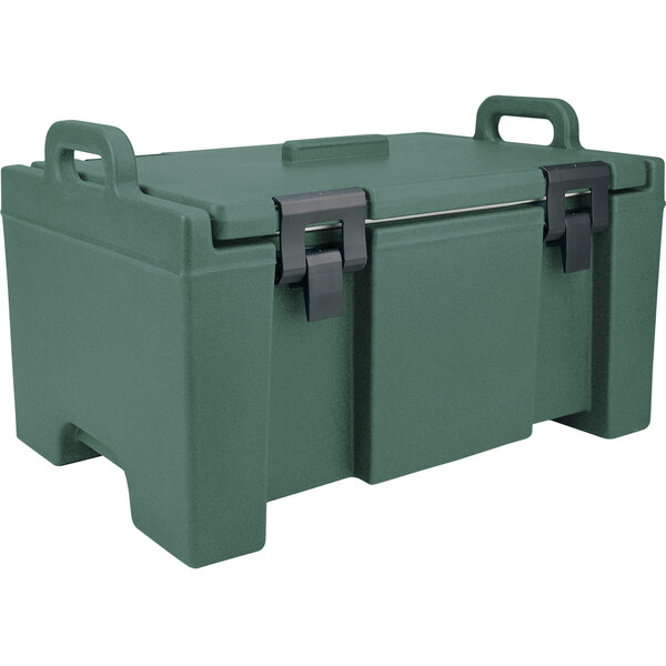 Cambro UPC100192 Camcarrier® Granite Green Top Loading 8" Deep Insulated Food Pan Carrier