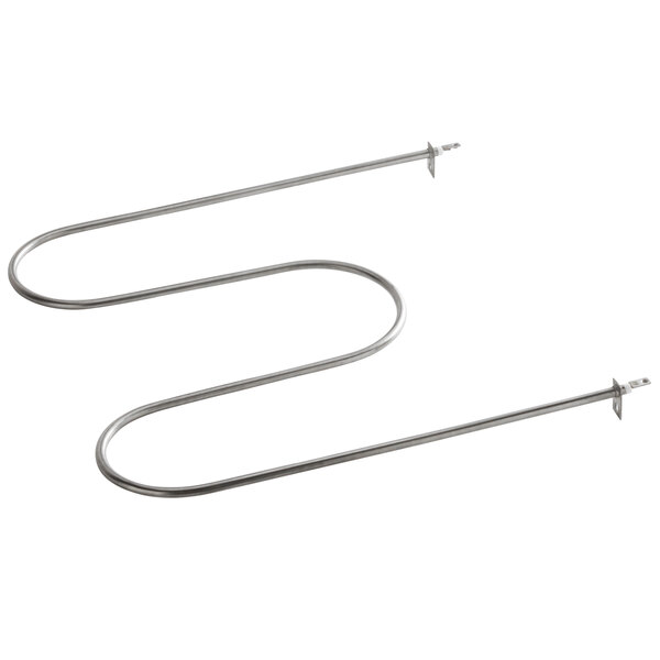 An Avantco heating element with two stainless steel wire holders.