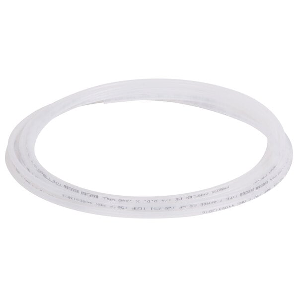 A white plastic Noble Warewashing replacement tube.