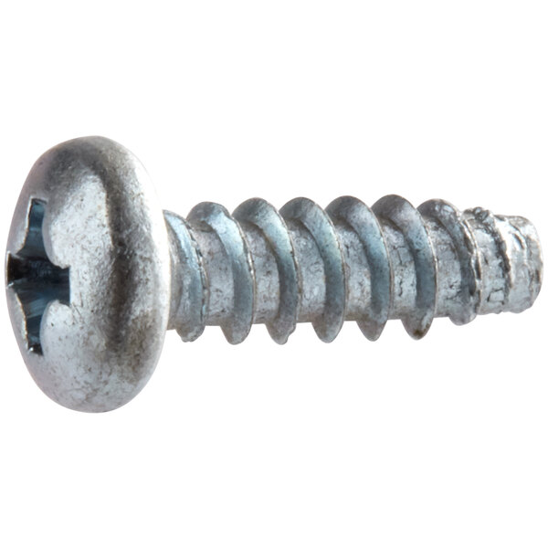 A close-up of a Sunkist back screw with a metal head.
