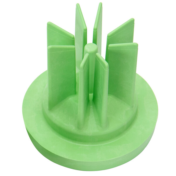 A green rectangular Sunkist plunger with four pointed tips.