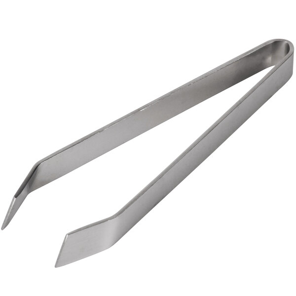 Thunder Group 5" Stainless Steel Culinary Tweezers / Tongs