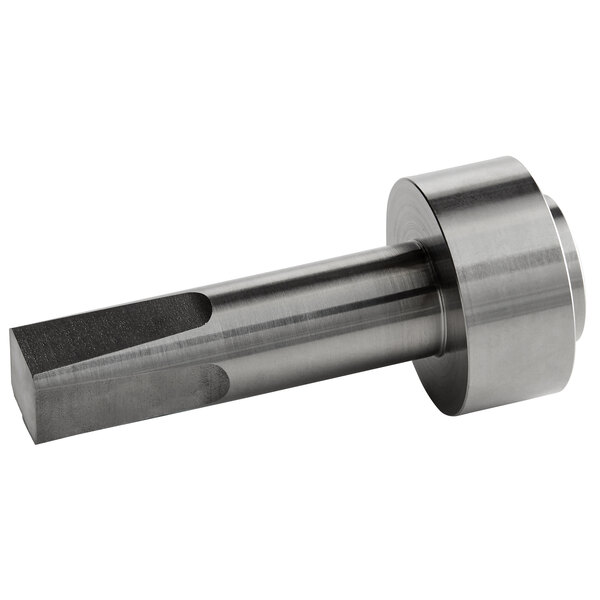 A Sunkist stainless steel female coupling for a juicer.