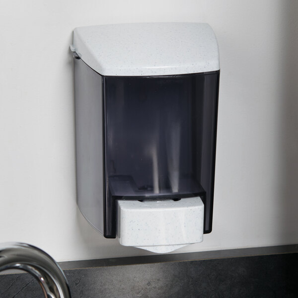 San Jamar SF30 Classic Wall-Mount Foam Soap Dispenser 30 oz Capacity Black Pearl 