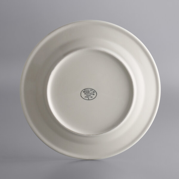 Libbey PWC50 Princess White 12" Ultima Cream White Round Rolled Edge