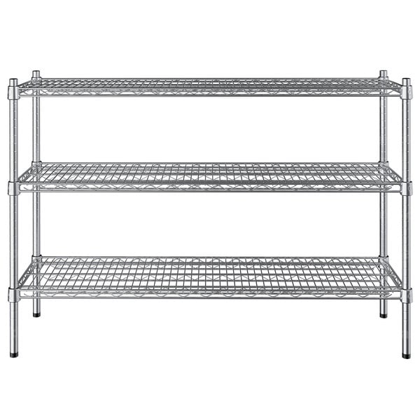 48 Nsf Stainless Steel 3 Shelf Kit, Wire Shelving Parts Uk