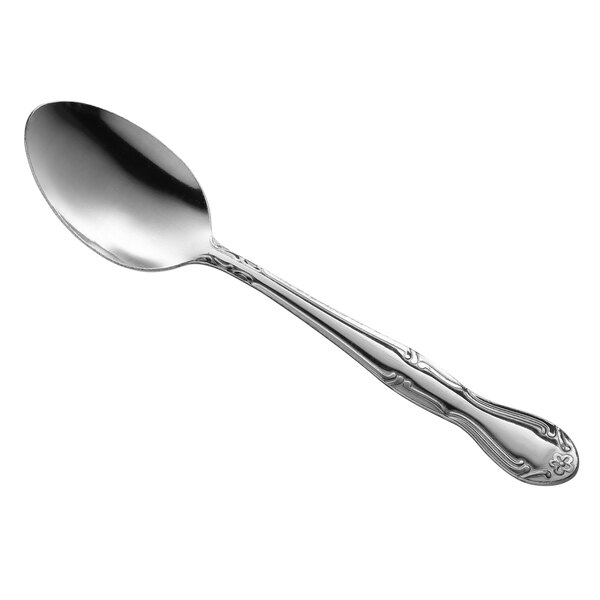 World Tableware Brandware 134 002 Linda 7" 18/0 Stainless Steel Dessert Spoon 36/Case