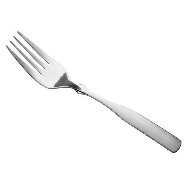 A Libbey Salem stainless steel salad fork with a silver handle.