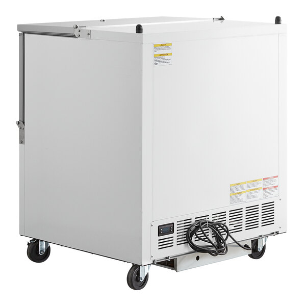 BeverageAir SM34HCW 36" White 1Sided Cold Wall Milk Cooler