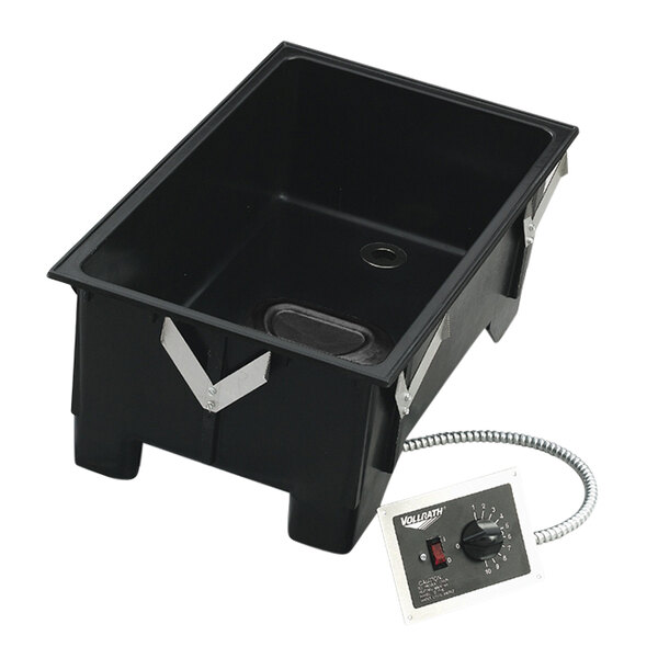 Vollrath 72112 Cayenne Single Well Drop In Hot Food Well with Drain - 240V, 1600W