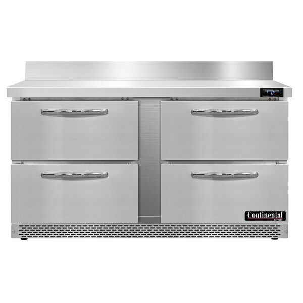 Continental Refrigerator SWF60NBSFBD 60" Front Breathing Worktop