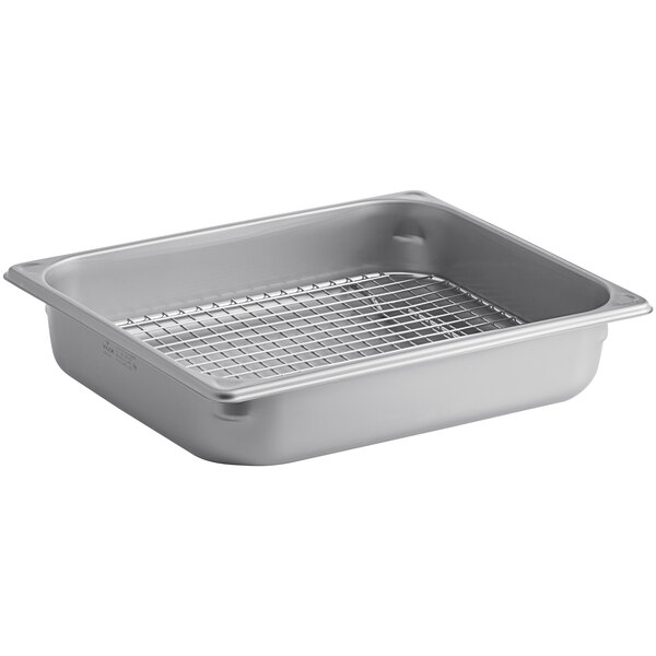 Vigor 1/2 Size 2 1/2" Deep AntiJam Stainless Steel Steam Table Pan