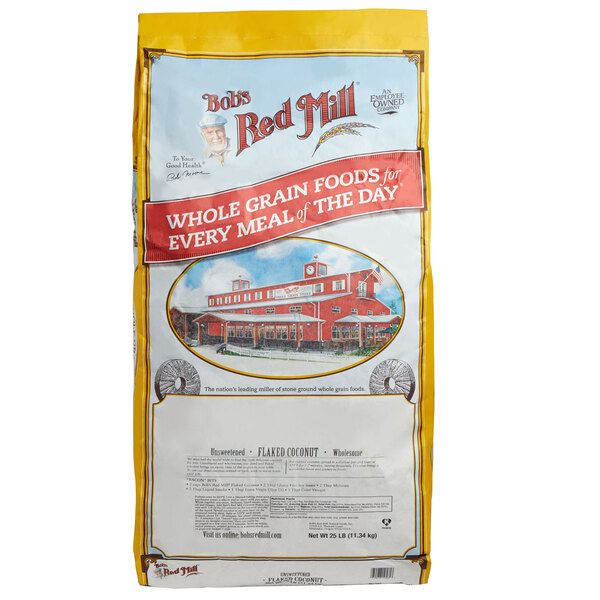 Bob's Red Mill 25 lb. Unsweetened Coconut Flakes