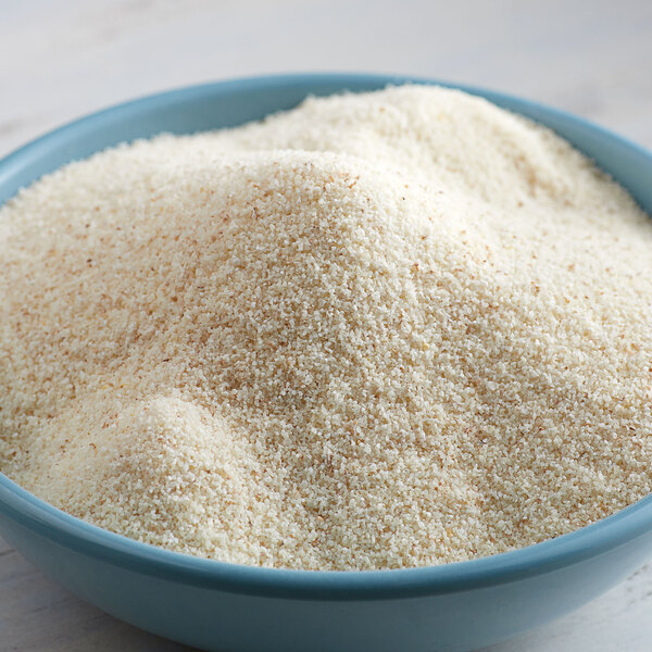 A bowl of Bob's Red Mill Creamy White Wheat Farina Cereal powder.