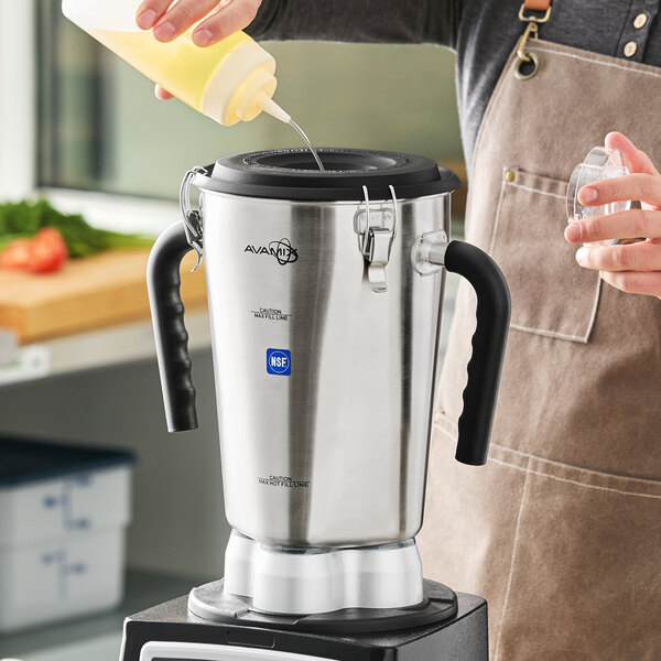 AvaMix 928BX1GJAR 1 Gallon Stainless Steel Blender Jar