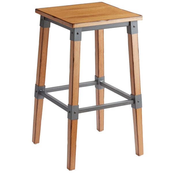 Lancaster Table Seating Rustic, Commercial Contemporary Bar Stools