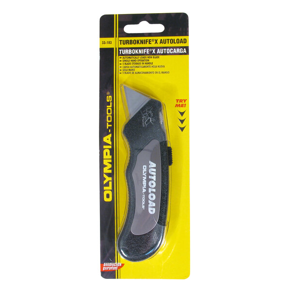 Olympia Tools 33183 Turboknife X Autoload Utility Knife with 5 SK5