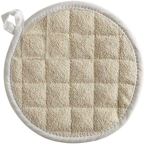 Choice 8 Round Terry Cloth Pot Holder - 12/Pack
