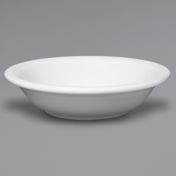 A Fiesta white china fruit bowl.