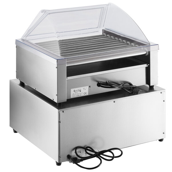 a machine with a clear lid