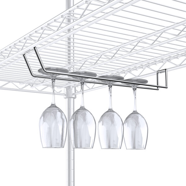 Regency Stemware Holder for 14" Chrome Wire Wine Shelving