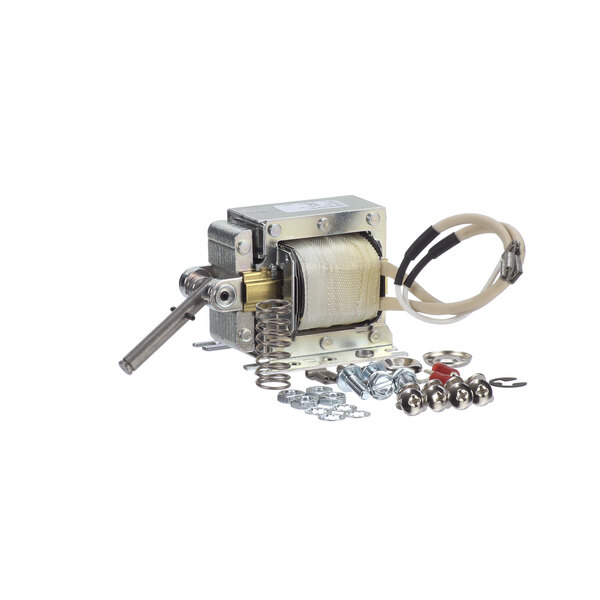 A Gaylord Repair Kit & Coil machine with wire and metal parts.