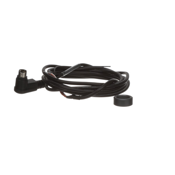 A black Gaylord HMI cable with a round black cap.