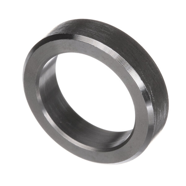 A black steel Hobart planetary spacer ring.
