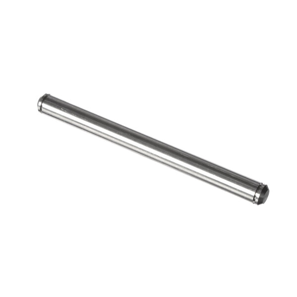 A stainless steel metal rod with a black rubber cap.