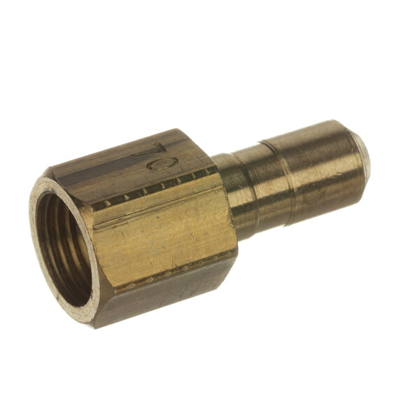 A brass Magikitch'N pilot runner tube with a nut on the end.