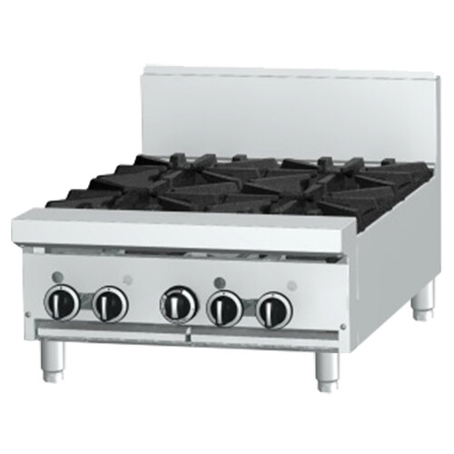 Garland GF244T Natural Gas 4 Burner Modular Top 24" Range with Flame