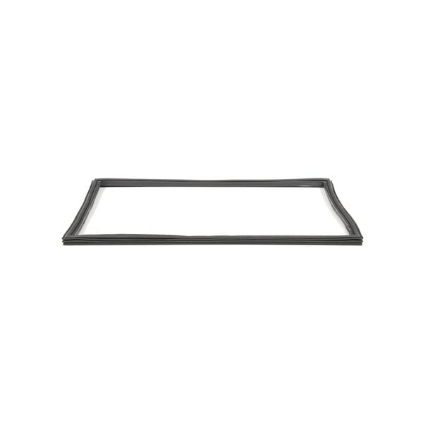 A black rectangular gasket with a white background.