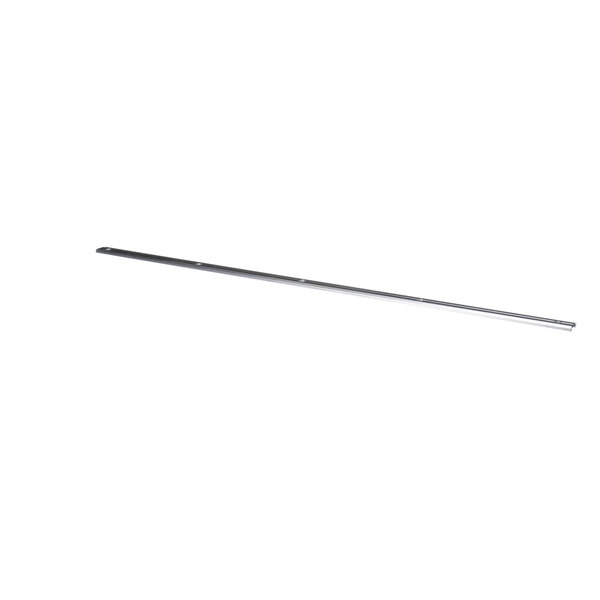 A long thin metal rod with a handle on a white background.