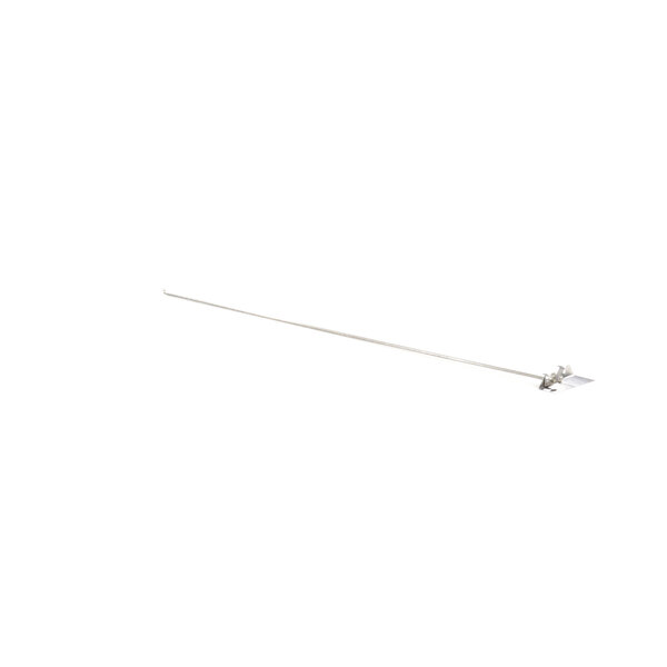 A long white metal rod with a hook on the end.