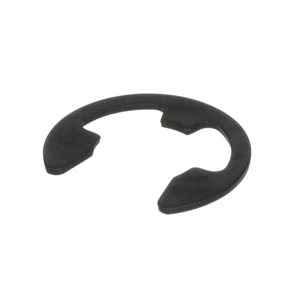 A black circular plastic retainer ring with holes.
