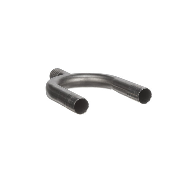 A Lancer curved metal U-bend with two barbs on it.