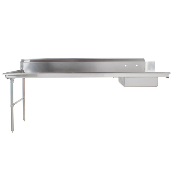 Commercial Stainless Steel Left Side Dirty Soiled 36/" Dish Washer